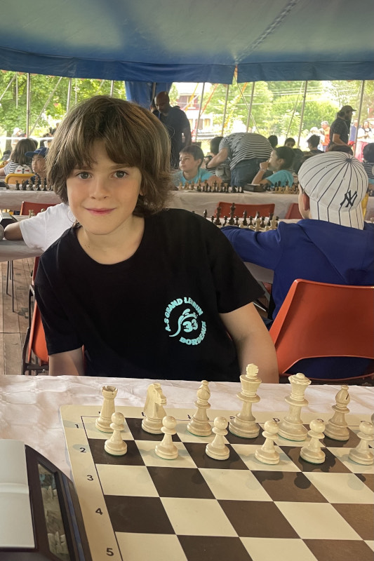 Sacha aux championnats de France scolaires